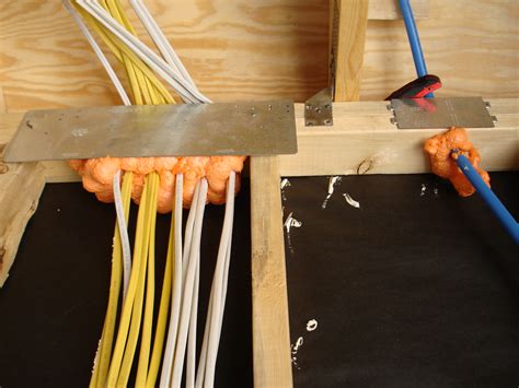 spray foam on electrical wires